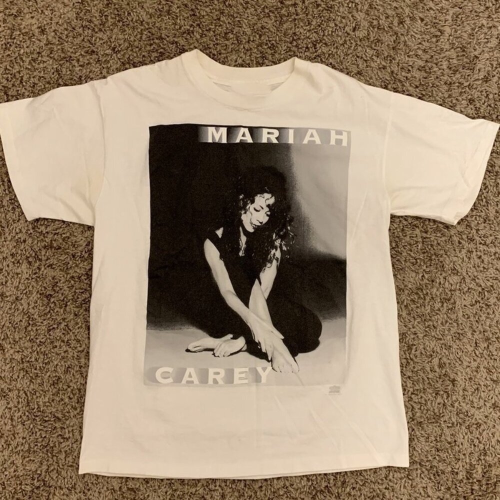 Mariah Carey Music Box Tour Retro Concert Graphic Fan Unisex Tee T-Shirt 73